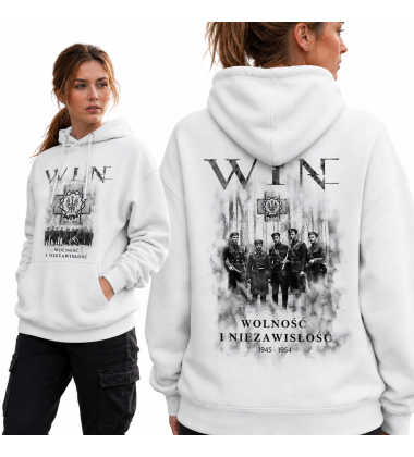 Damska bluza z kapturem WIN